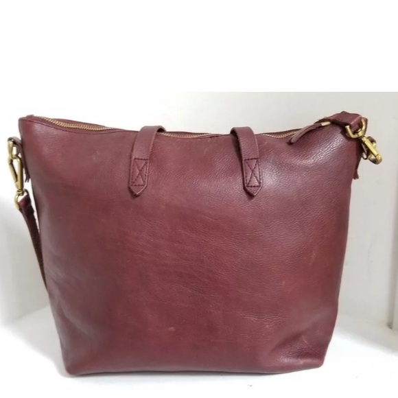 Madewell Zip Top Transport Satchel in Cabernet - Picture 5 of 13